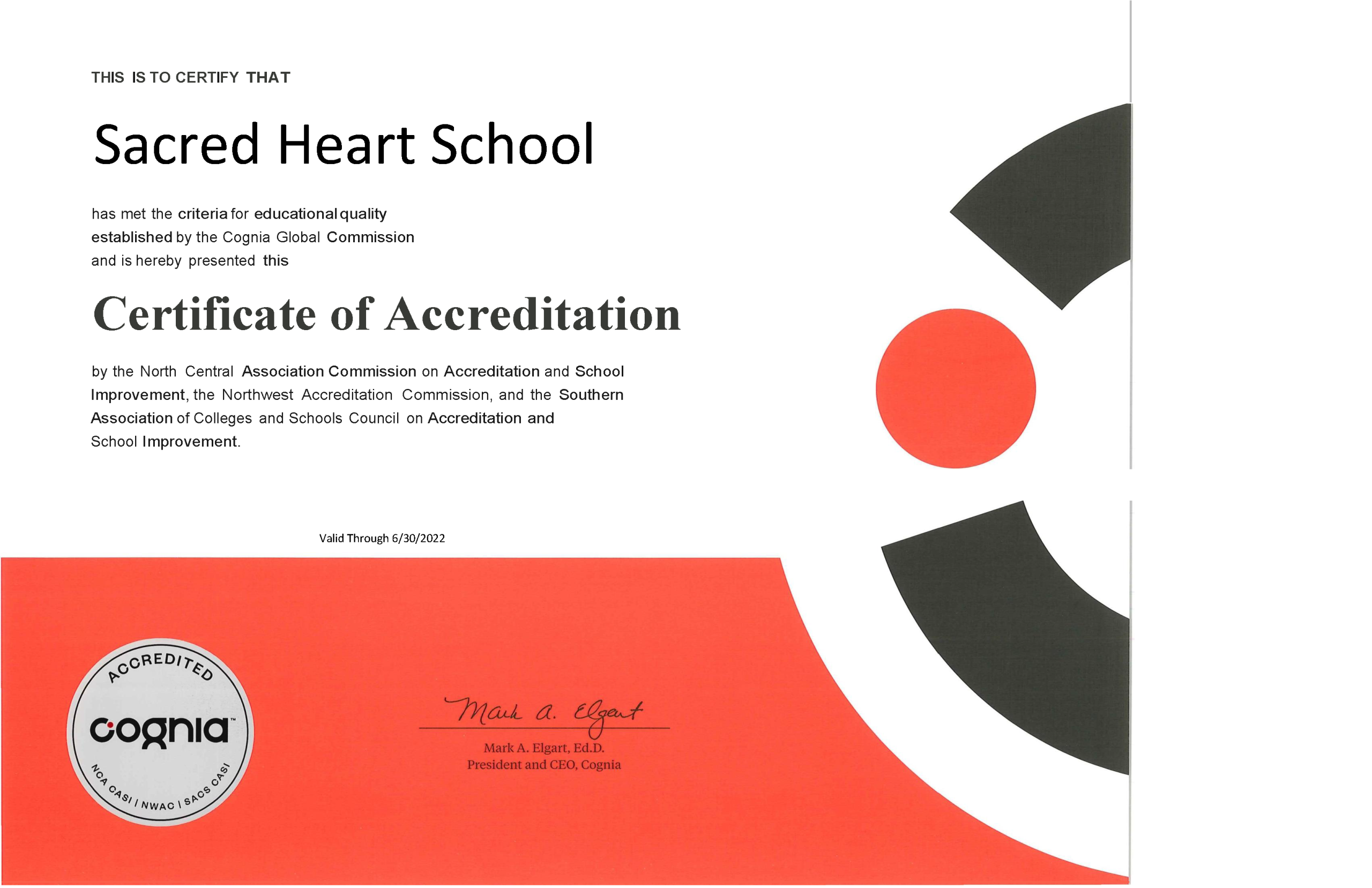 Cognia Accreditation